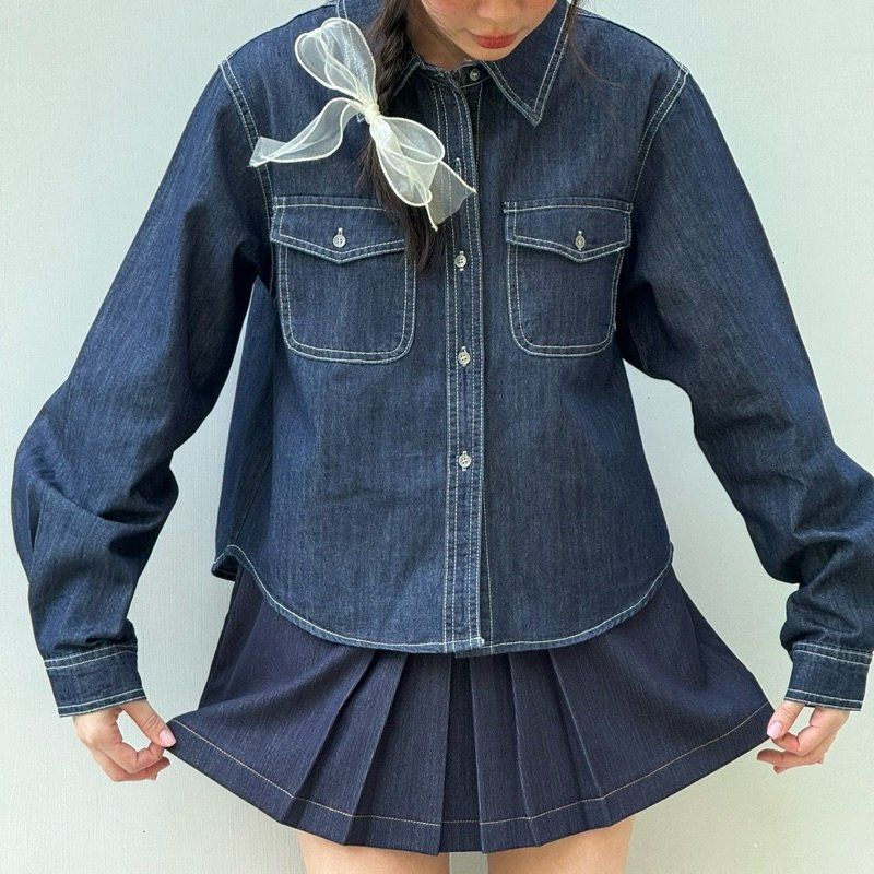 SOMETHING MINI DENIM JACKET