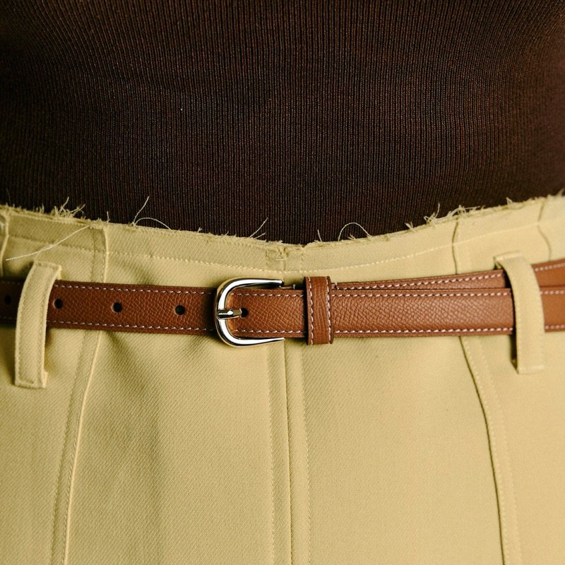 SOMETHING THE CLASSIC BELT (BROWN EPSOM)