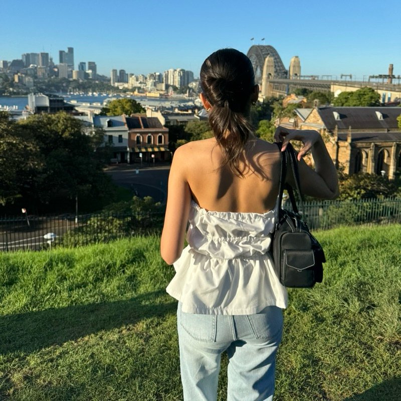 SOMETHING HEAD-TO-TOE RIBBON TIE (OFF WHITE)