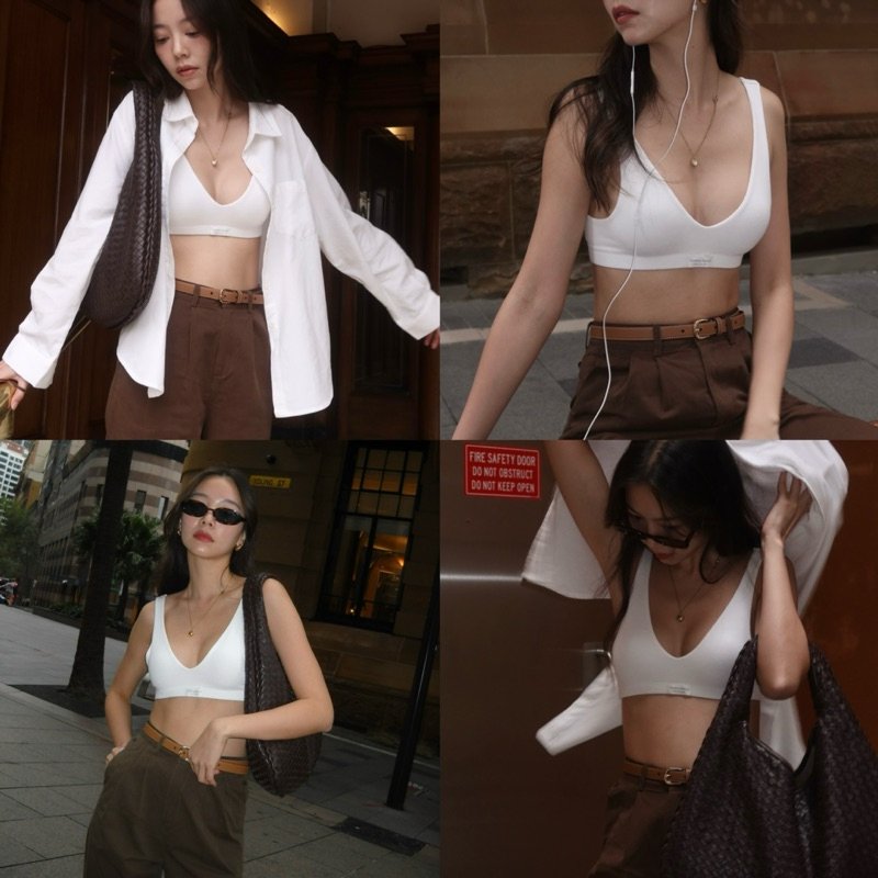 SOMETHING BELLE BRA TOP (WHITE)