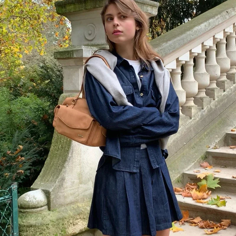 SOMETHING AIMÉE DENIM SET