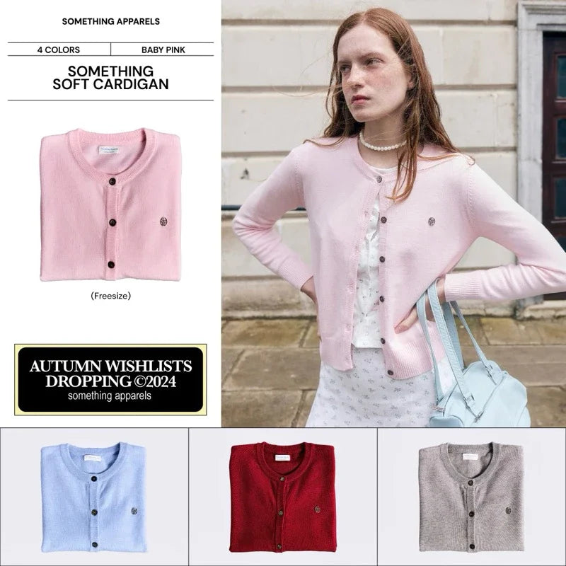 SOMETHING MAGGIE CARDIGAN (PRETTY PINK)