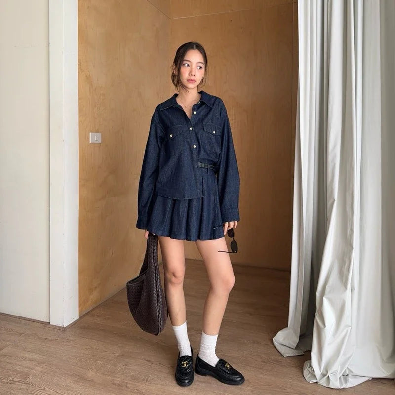 SOMETHING AIMÉE DENIM SET