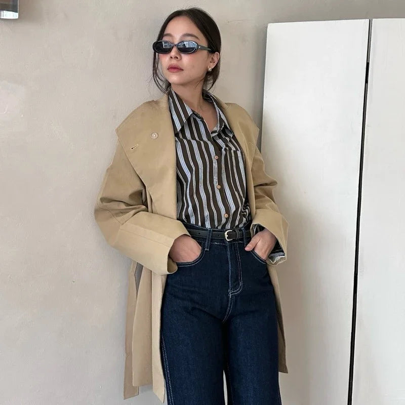 SOMETHING BAGEL TRENCH COAT