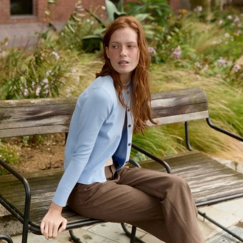 SOMETHING MAGGIE CARDIGAN (POOL BLUE)