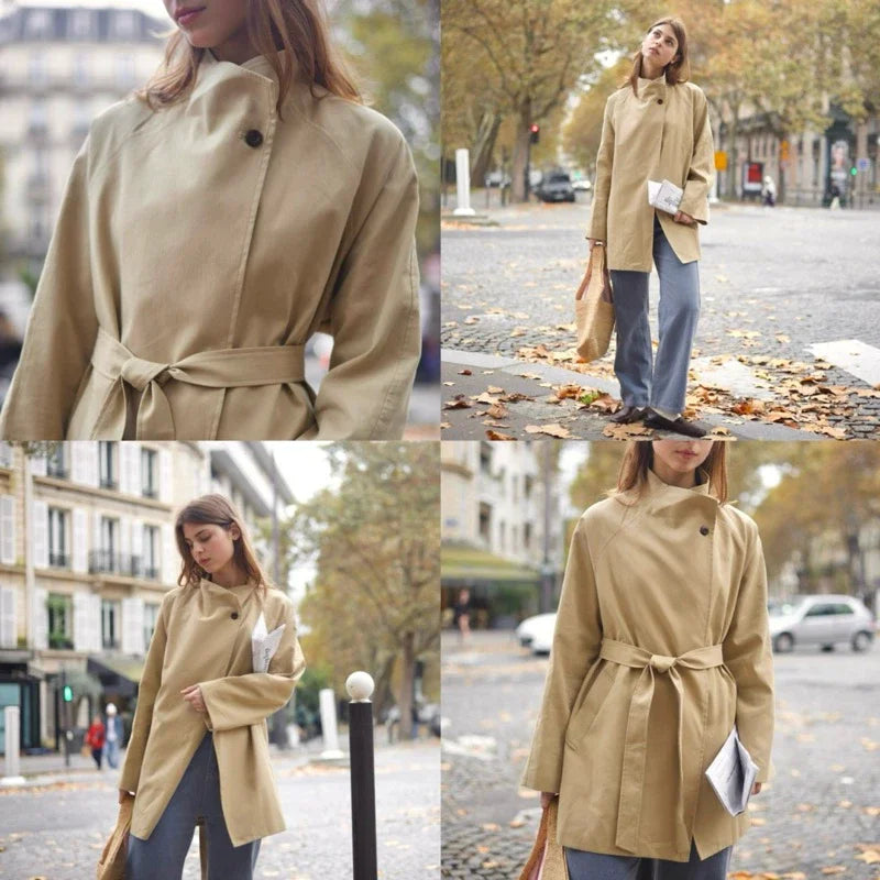 SOMETHING BAGEL TRENCH COAT