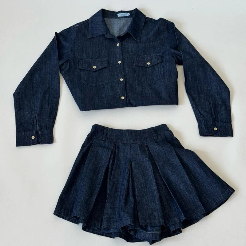 SOMETHING AIMÉE DENIM SET