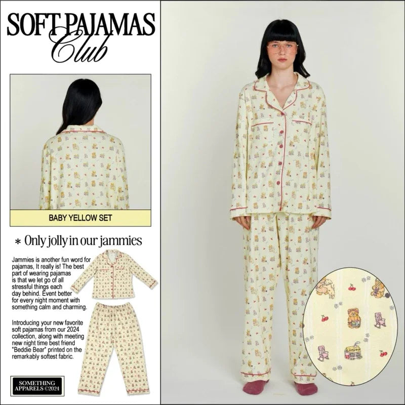 SOMETHING SOFT PAJAMAS CLUB SET (LONG SLEEVE)