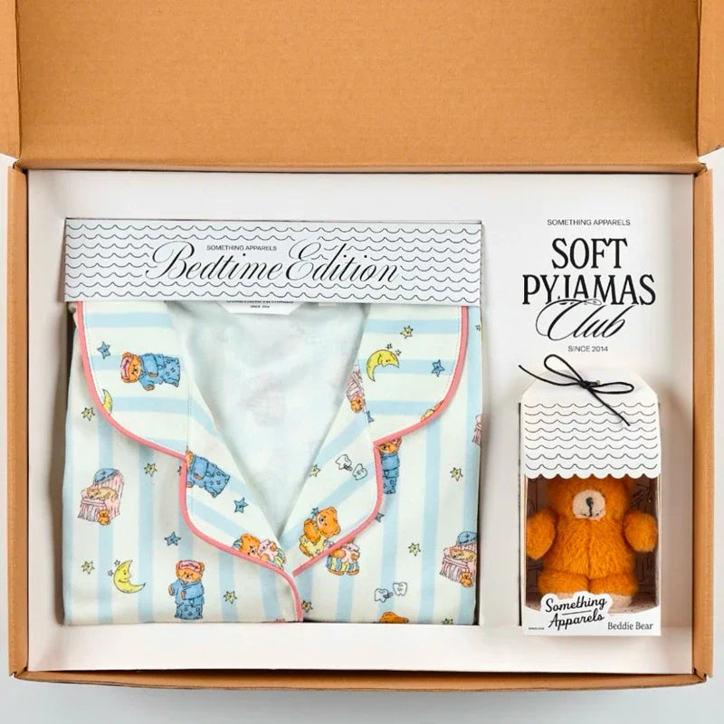 SOMETHING SOFT PAJAMAS CLUB SET (SHORT SLEEVE)