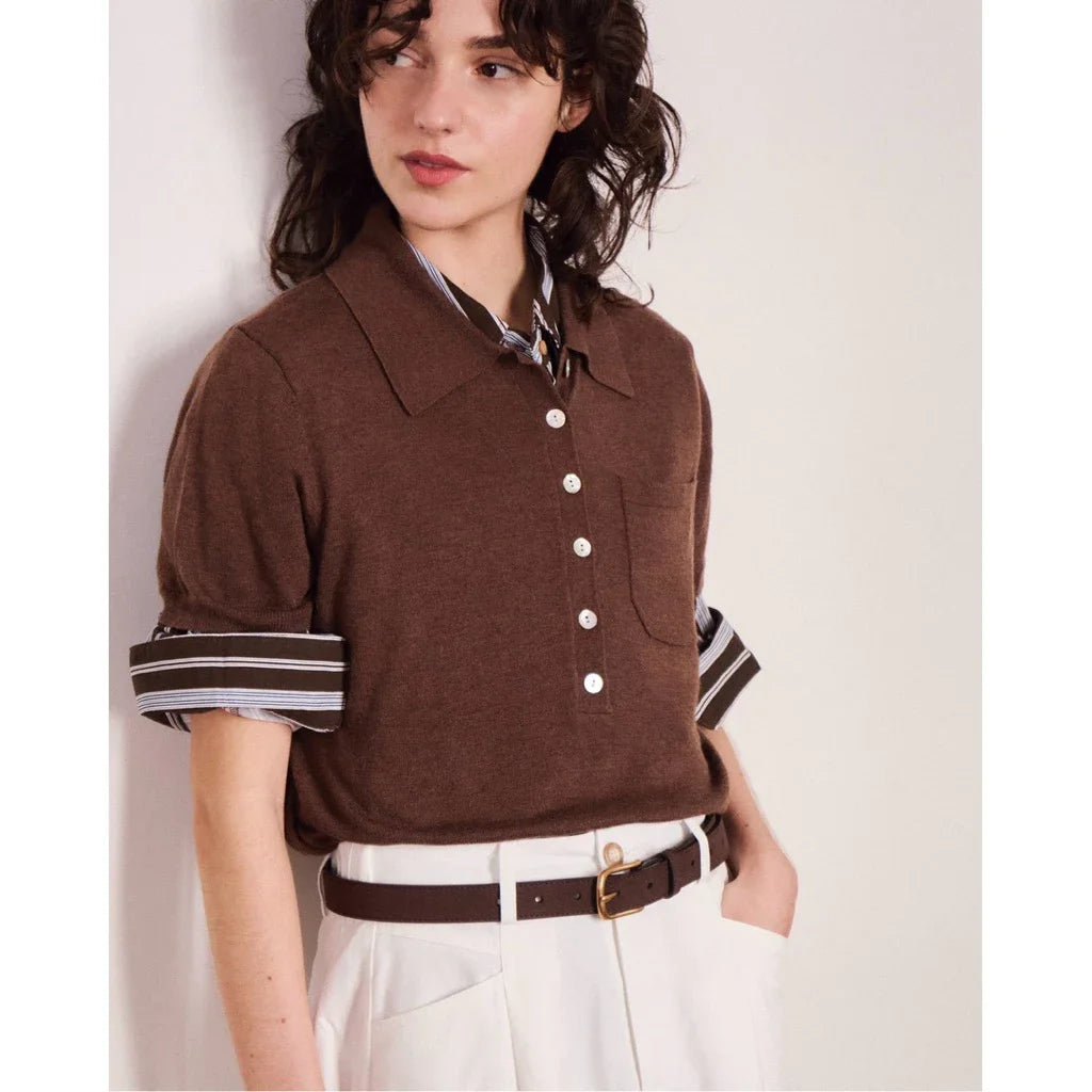 SOMETHING THE DAILY BELT (BROWN SUEDE)