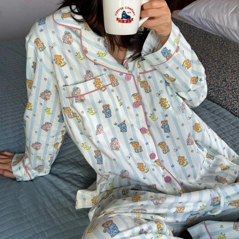 SOMETHING SOFT PAJAMAS CLUB SET (SHORT SLEEVE)