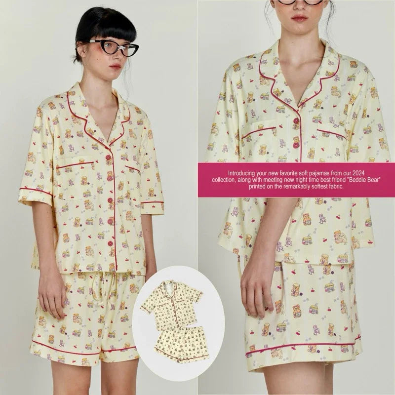 SOMETHING SOFT PAJAMAS CLUB SET (SHORT SLEEVE)